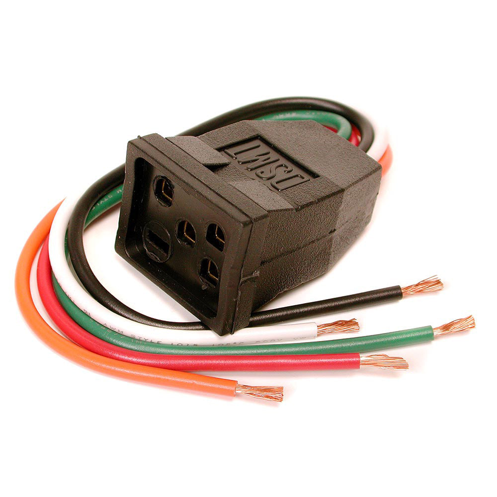 Dial 7583 Pigtail Motor Receptacle 115-230V/15A 14 GA Wire
