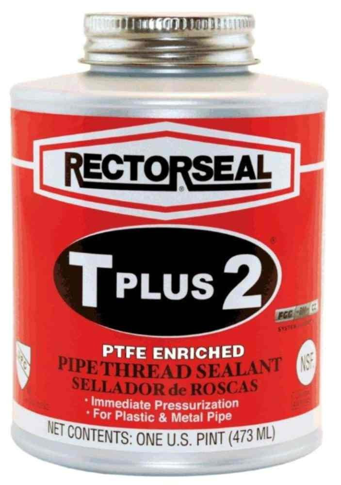 RectorSeal T Plus 2 Pipe Thread Sealant Pint Brush Top