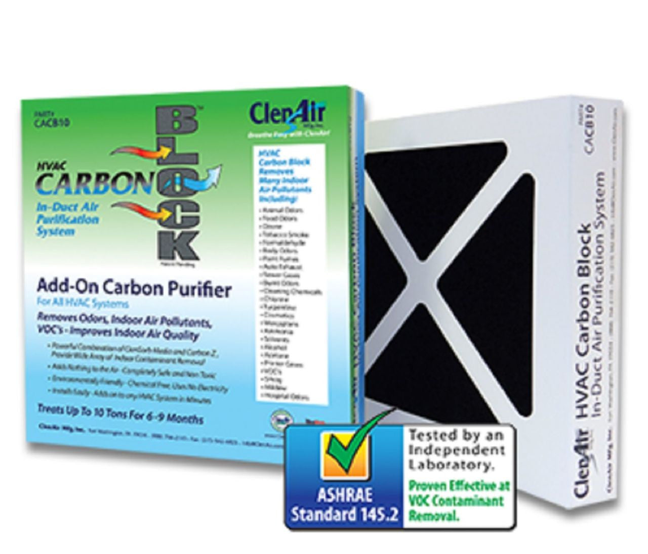 Nu Calgon 61062 ClenAir CACB10 HVAC Carbon Block