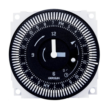 Grasslin FM1STUZH-120U Pool Time Clock 24hr 120V Timer with Override FM1 Series
