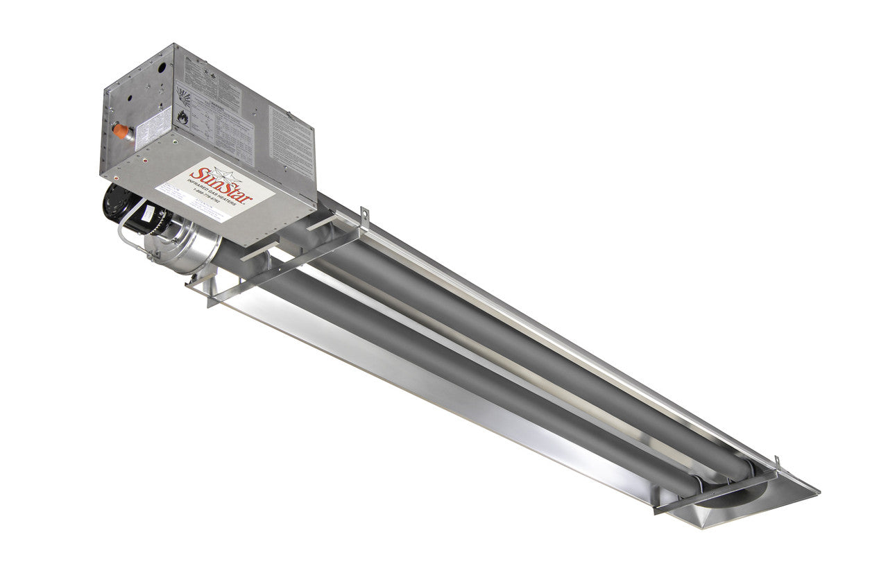 Sunstar 45K LP Propane Radiant Infrared Tube Garage Heater