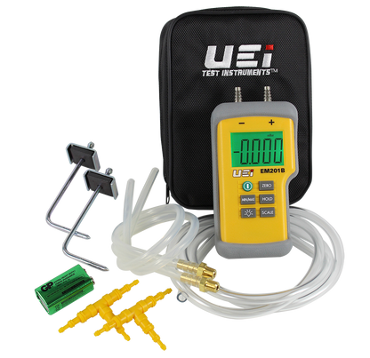 UEI EM201SPKIT Dual Digital Differential Manometer Static Pressure Kit