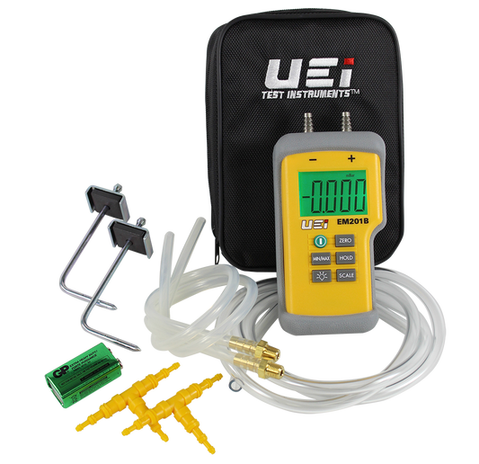 UEI EM201SPKIT Dual Digital Differential Manometer Static Pressure Kit