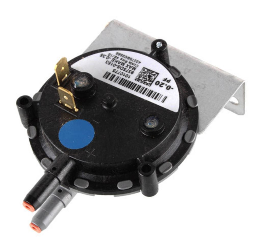 Nordyne 1010775R Pressure Switch NO -0.20ÃƒÂ¢Ã¢â€šÂ¬Ã‚Â SPST