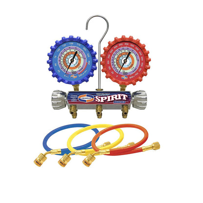 Uniweld USAM5EZ 2-V Al Manifold SMB 5ft EZ-turn ABB Hoses