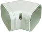 Rectorseal 84012 45-Degree Flat Vert 3.5 In White