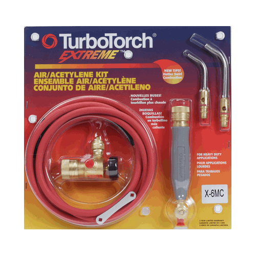 TurboTorch X-6MC Extreme Air/Acetylene Torch Kit 0386-0339