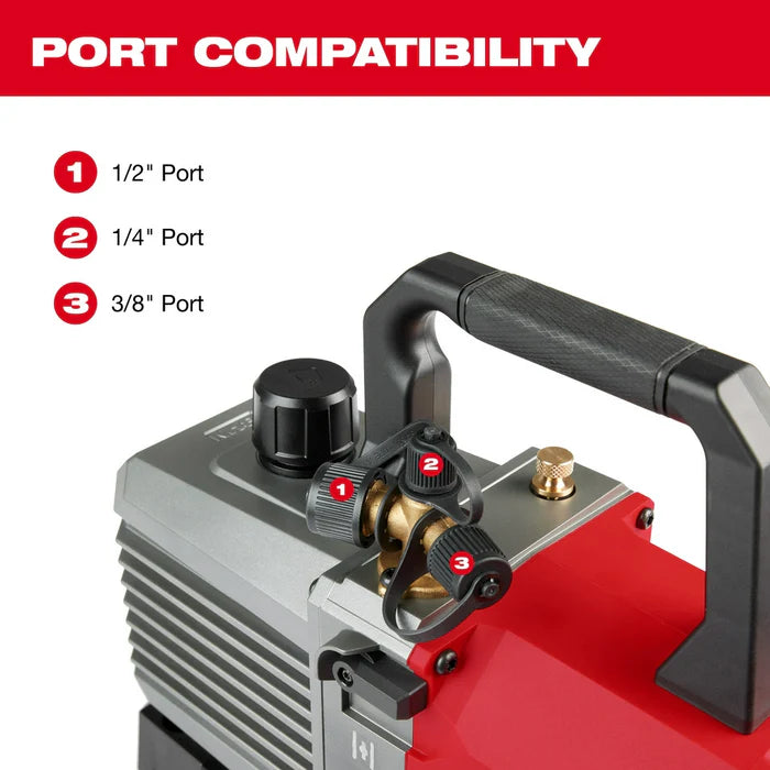 Milwaukee 2941-21 M18 FUEL 5-CFM Vacuum Pump 8.0Ah Kit