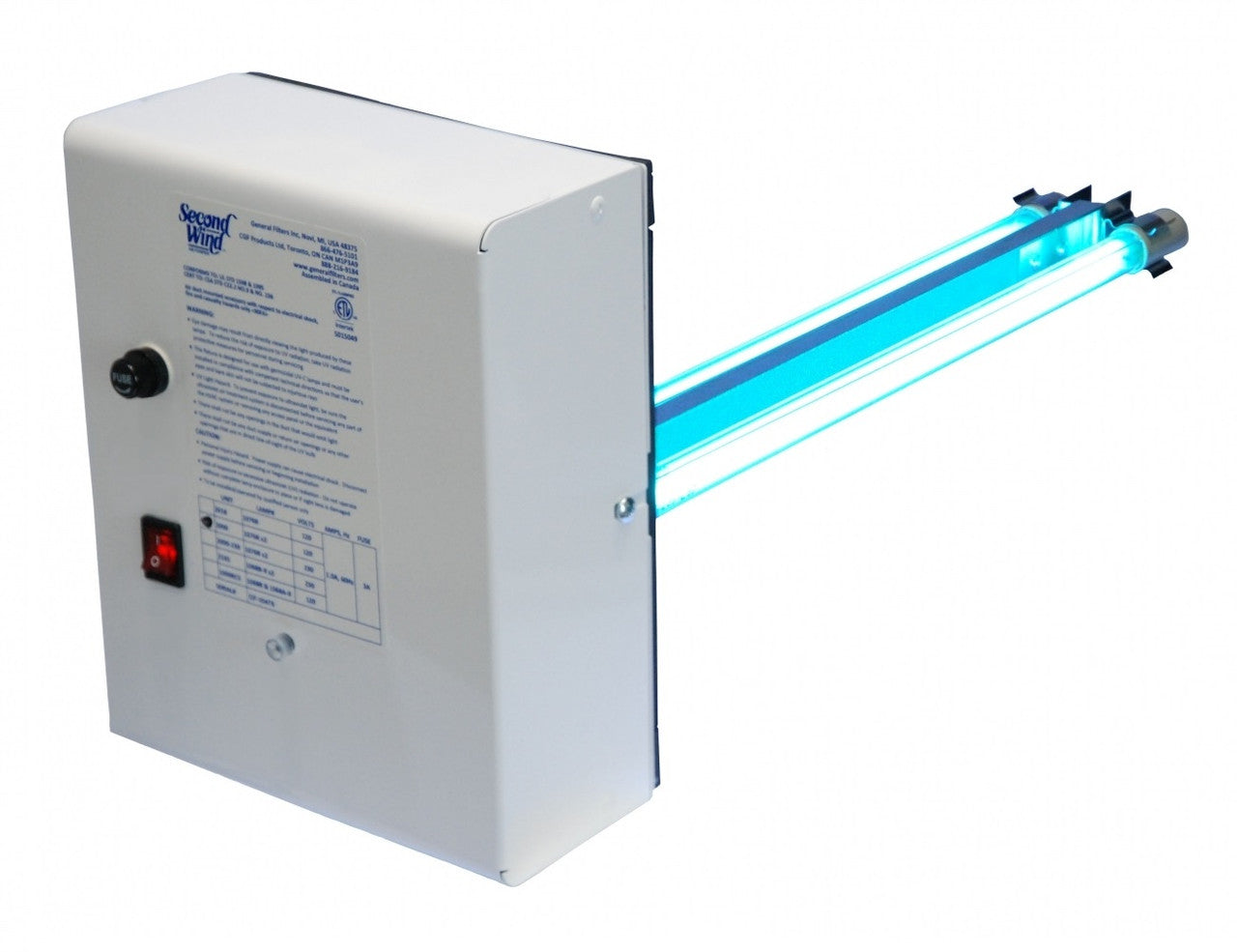 Second Wind Air Purifier 2000 UV Whole House Air Cleaner