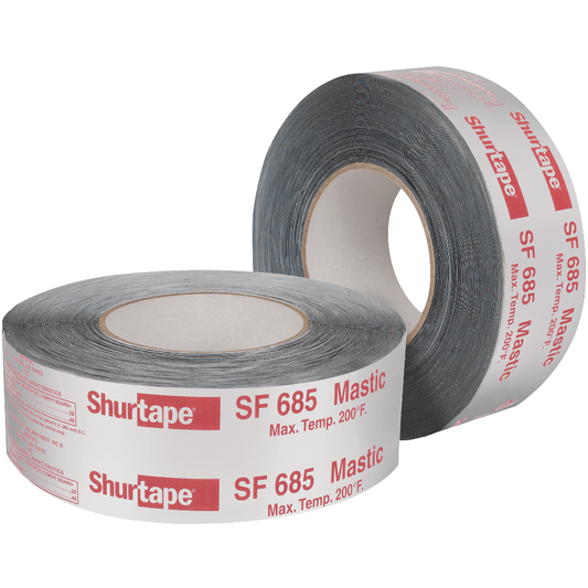 Shurtape SF 685 ShurMASTIC Butyl Foil Tape, 2in x 100ft, Pack of 24