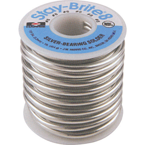 Harris SB861 Stay-Brite #8 Silver Bearing Solder 1/8"