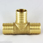 1" x 1" x 3/4" Brass PEX Tee