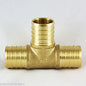 1" x 1" x 3/4" Brass PEX Tee