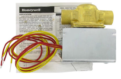 Honeywell V8043E1012 2 Way Normally Closed, 3/4', Sweat, 24Vac Zone Valve