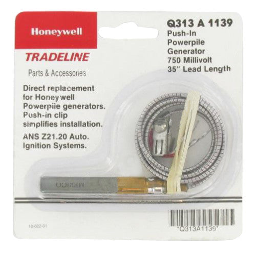 Honeywell Q313A1139 750mV Thermopile 35" Spade Terminal