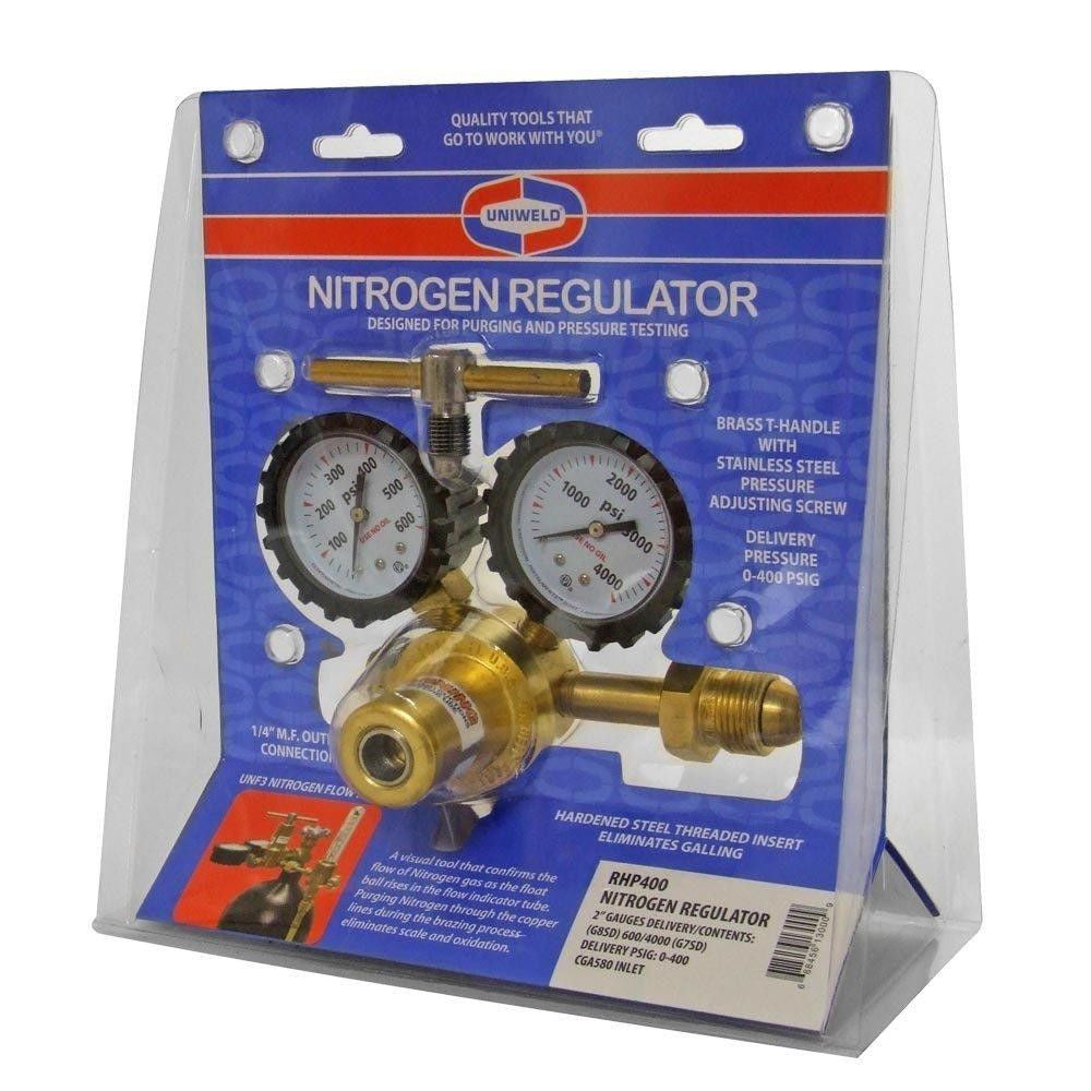 Uniweld RHP400 Nitrogen Regulator 20-400 PSIG