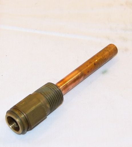 Honeywell 123869A Copper Well Assembly-  3/8 in. bulb size