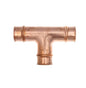 RLS 1 1/8" Refrigerant Copper Press Tee