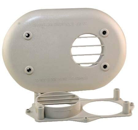 DiversiTech HVENT-3 Low Profile Horizontal Vent Termination Kit 3 in