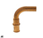 RLS 3/8" Refrigerant Copper Press Long Radius 90° Street Elbow