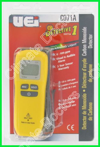 UEI CO71A Pocket Carbon Monoxide Detector