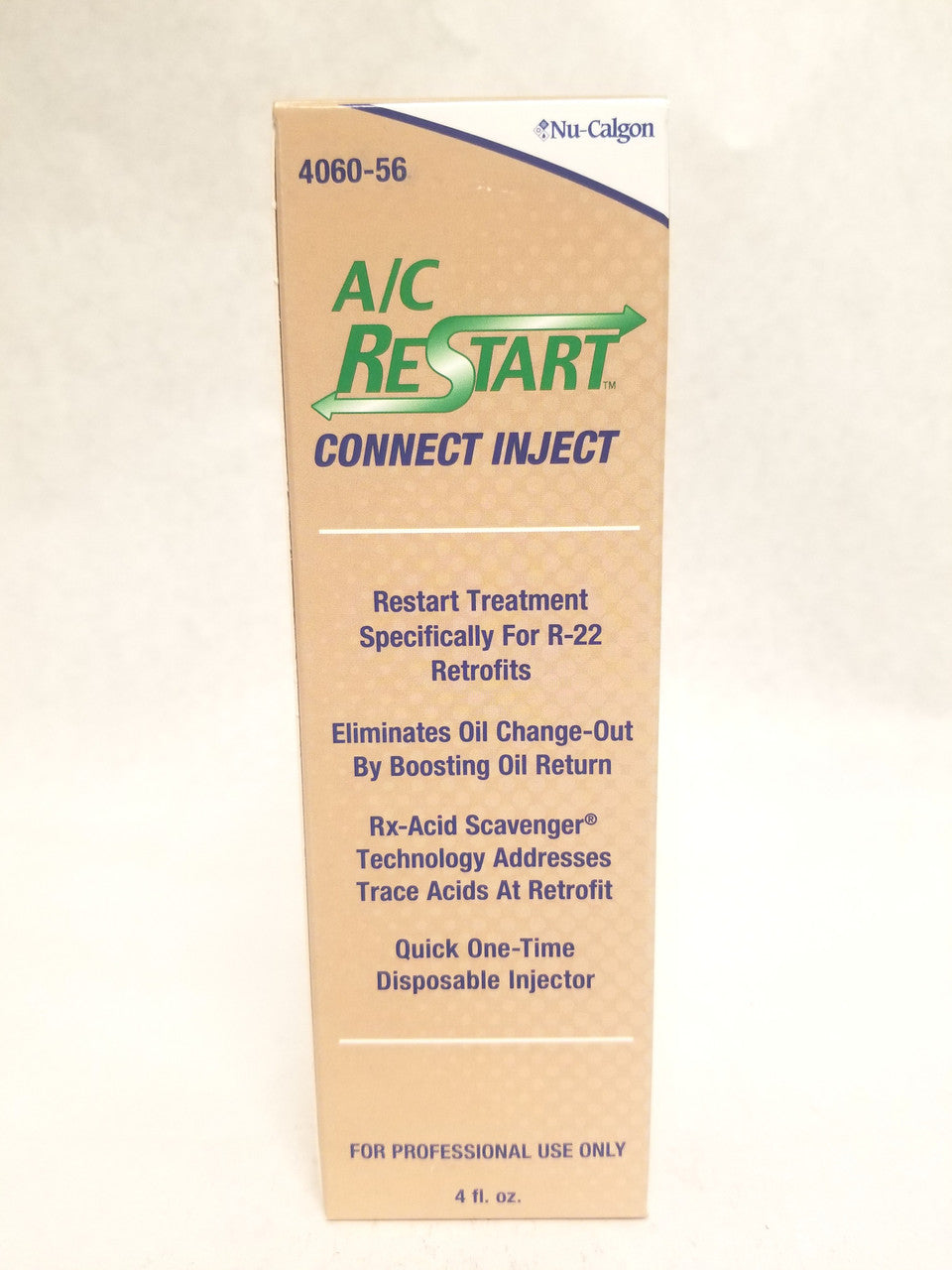 Nu Calgon 4060-56 A/C Restart Connect Inject 4 Fl Oz