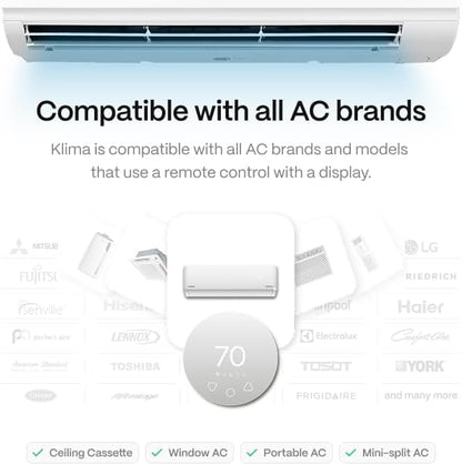 Bodl BPPG Grey Intelligent Mini Split WiFi Controller Thermostat