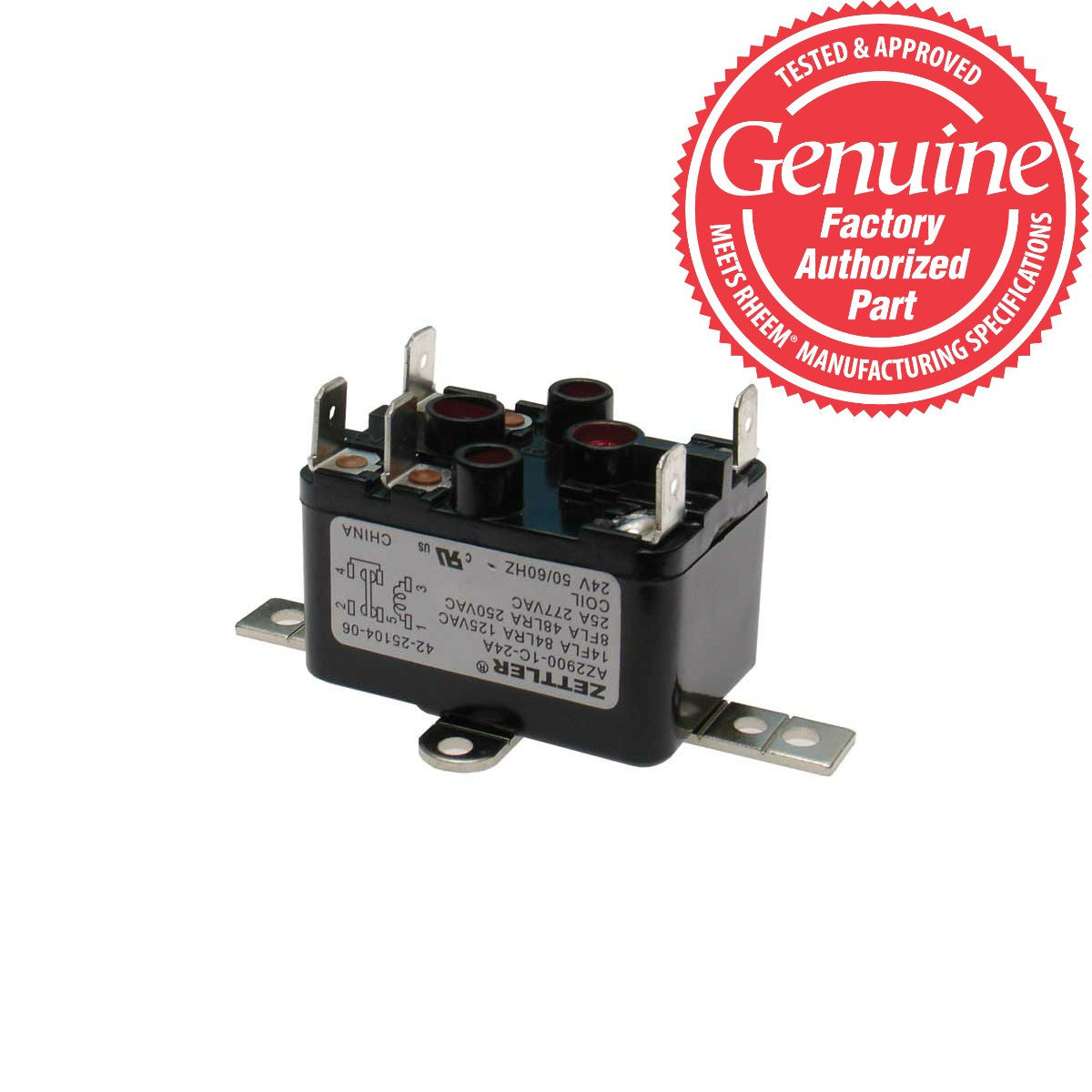 Rheem Ruud 42-25104-06 Enclosed Fan Relay 90370