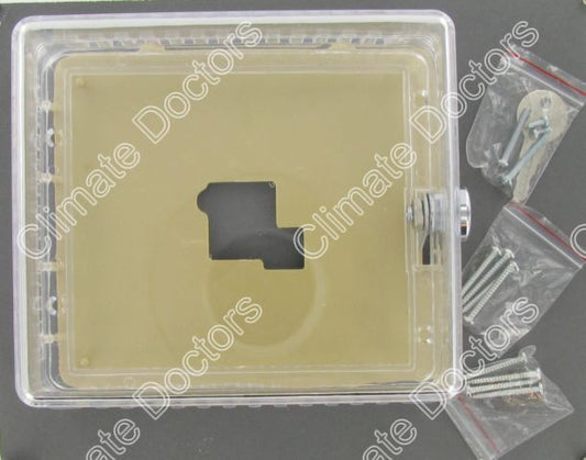Clear Plastic Thermostat Guard Cover- BTGK