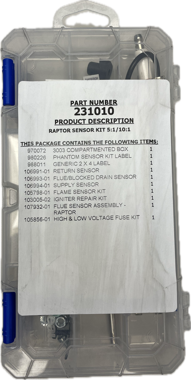 RAPTOR/RAPTOR-X SERVICE KIT 85-270 & 320-399