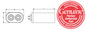 Rheem 43-25134-01 Oval Capacitor 3 MFD x 370V