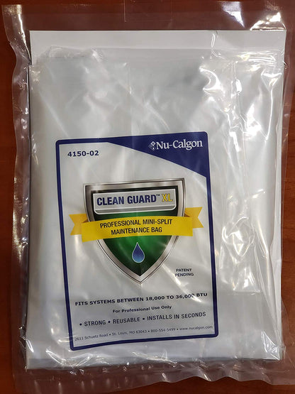 Nu Calgon 4150-02 Clean Guard XL Professional Mini-Split Maintenance Bag units 18,000 to 36,000 BTU