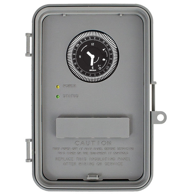 Intermatic Grasslin GM40AV Auto Voltage On/Off Mechanical Timer Switch 120-277V
