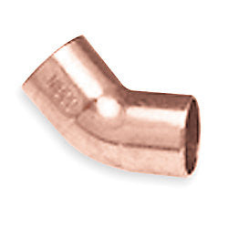 25-W03026 5/8  OD Copper Fitting 45° Elbow CxC