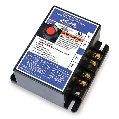 ICM1501 Oil Burner 15 Sec Replaces Honeywell R8184G