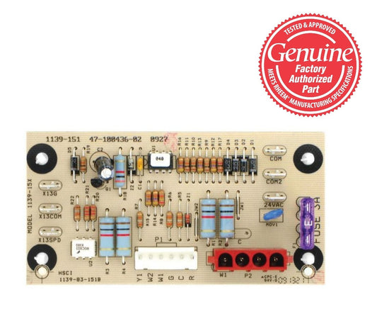 Rheem 47-100436-02 Control Board UTEC 1139-151