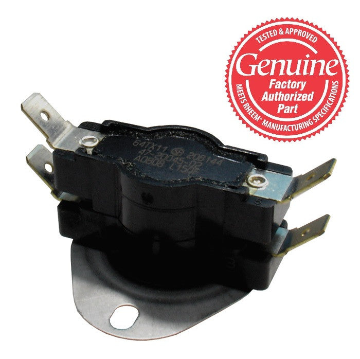 Rheem 47-20045-02 Limit Switch - Auto Reset (Flanged Airstream - Two Pole)
