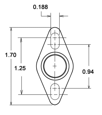 Rheem 47-22861-03 Limit Switch - Manual Reset (Flanged Airstream)
