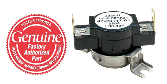 Rheem 47-23117-01 Limit Switch - Auto Reset (Surface Mount)
