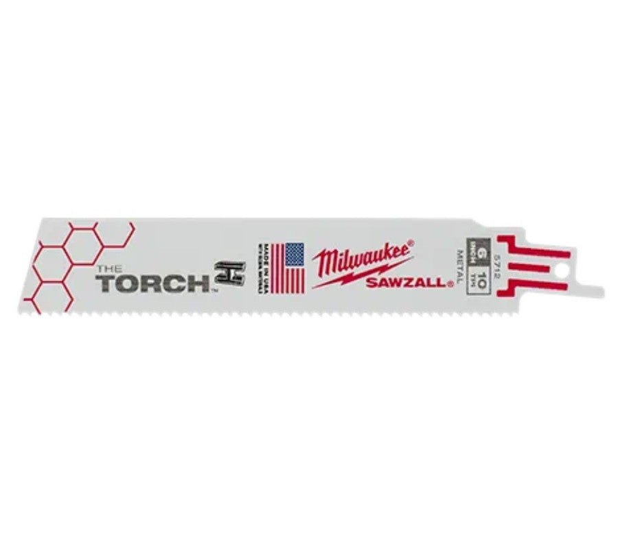 Milwaukee 6 in 14 TPI The Torch SAWZALL Blades 5 Pack 48-00-5782