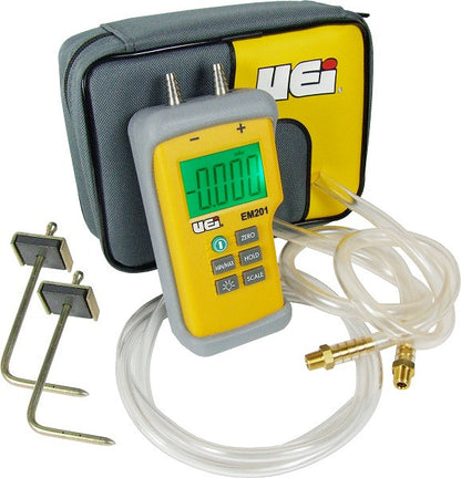 UEI EM201SPKIT Dual Digital Differential Manometer Static Pressure Kit