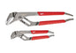Milwaukee 6in & 10in Comfort Grip Straight Jaw Pliers Set 48-22-6330