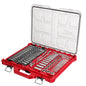 Milwaukee 1/4" & 3/8" 106pc SAE & Metric Ratchet Socket Set Organizer 48-22-9486