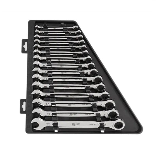 Milwaukee 15pc Ratcheting Combination Wrench Set - Metric 48-22-9516