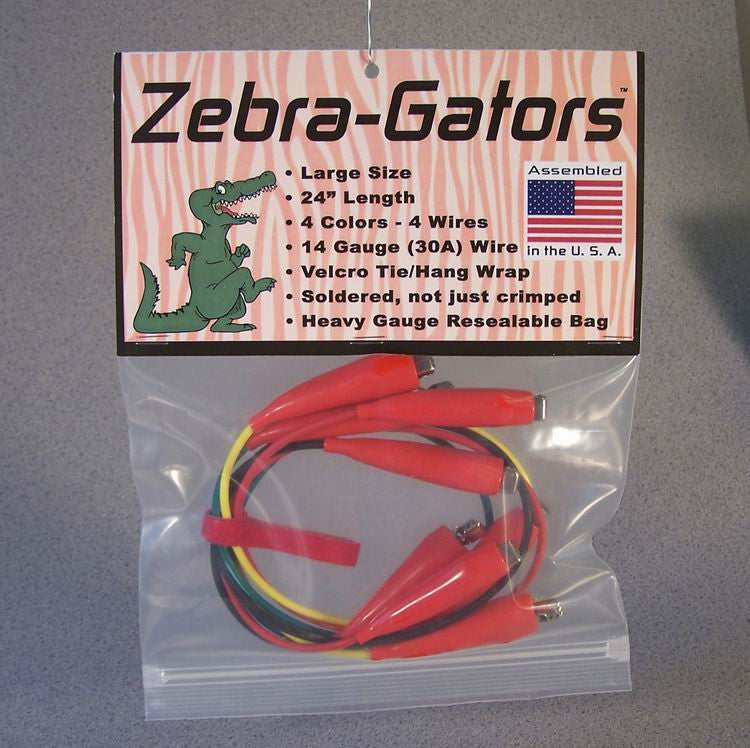 Zebra ZG004 Alligator Lead Set Large