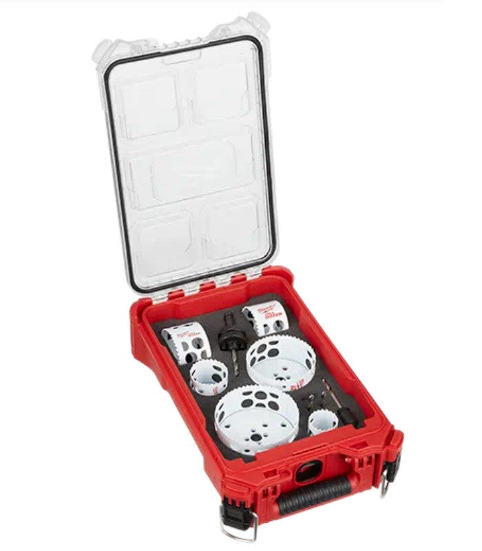 Milwaukee 10 PC Hole Dozer General Purpose Hole Saw Kit with Organizer 49-22-5606