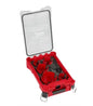 Milwaukee 9 PC BIG HAWG Carbide Teeth Hole Saw Kit with Organizer 49-56-9295