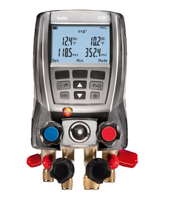Testo 570 4 Valve Digital Manifold Gauge