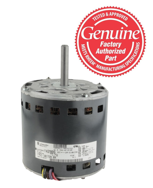 Rheem Blower Motor 1/3 hp 208-230/1 1075 rpm/2 speeds