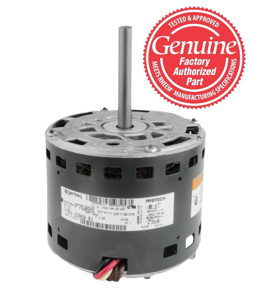 Blower Motor - 1/2 hp 120/1/60 (1075 rpm/3 speeds)